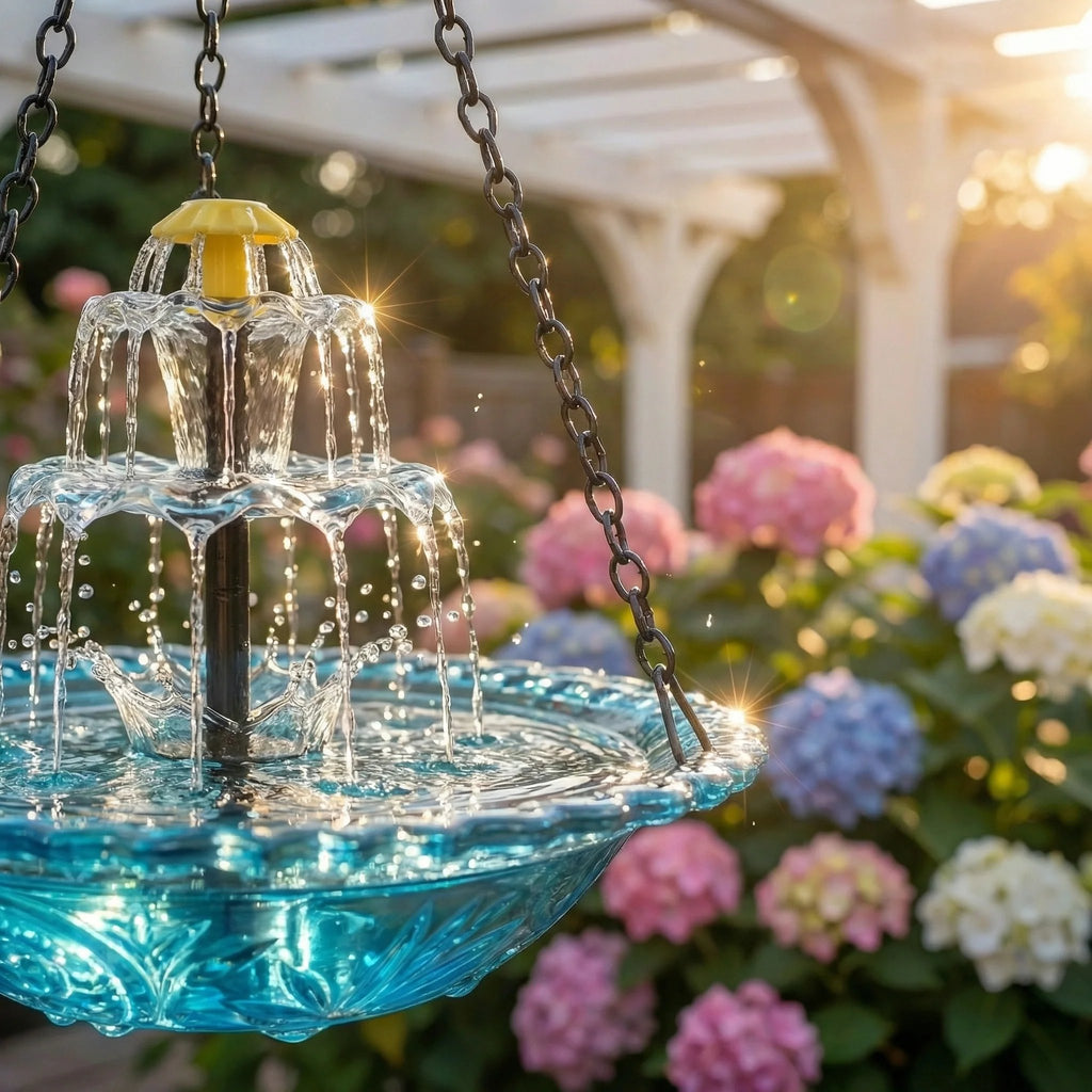 Flower Hanging Bird Feeder