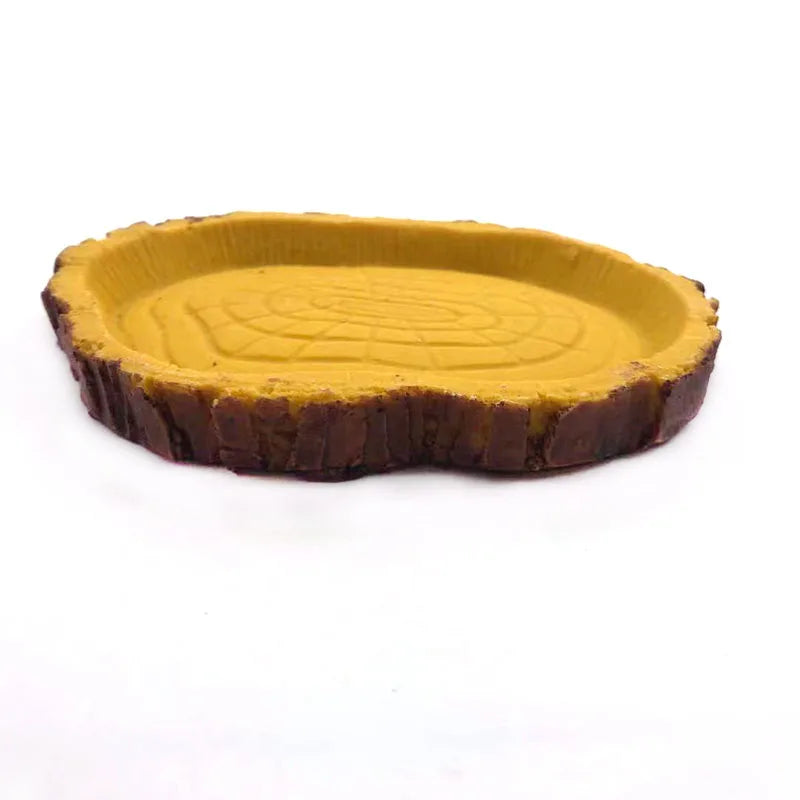 Resin Reptile Feeder Bowl