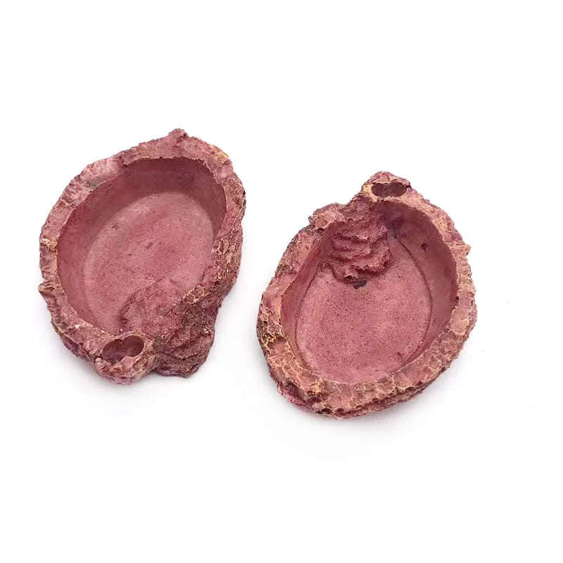 Resin Reptile Feeder Bowl