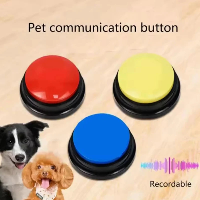 Recordable Pet Talking Button Toy