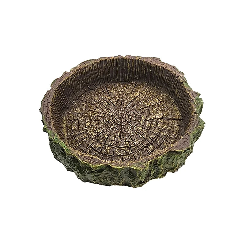 Resin Reptile Feeder Bowl
