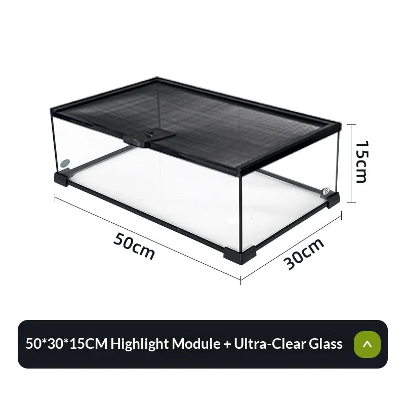 Glass Reptile Display Tank