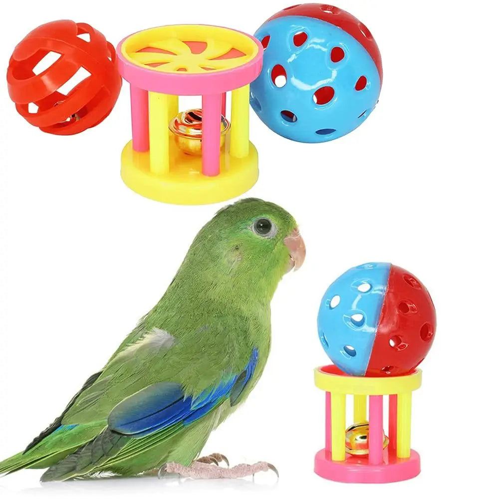 Bell Ball Bird Chew Toy