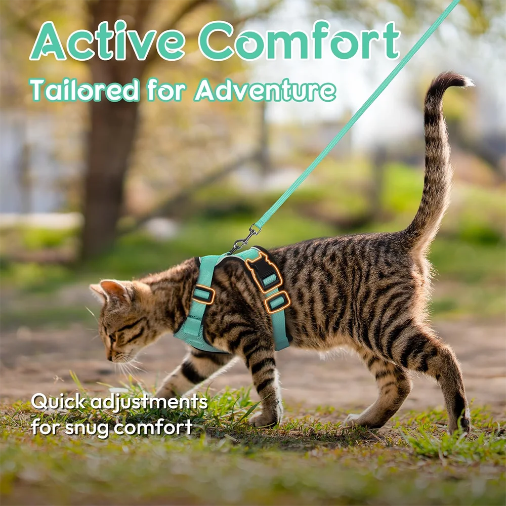 Breathable Cat & Dog Harness Set