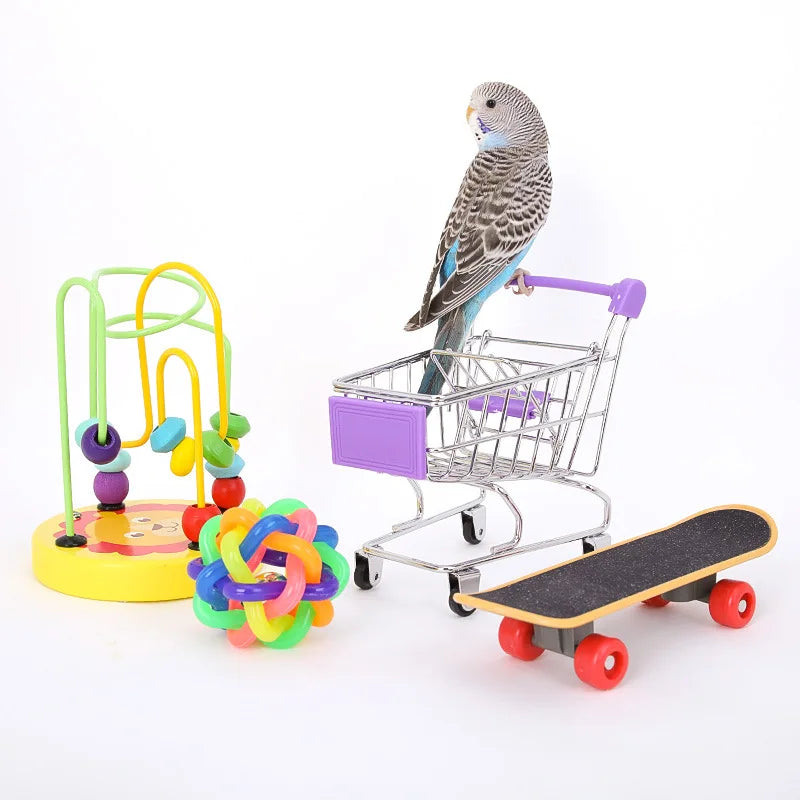 Bird Basketball & Shopping Cart Toy