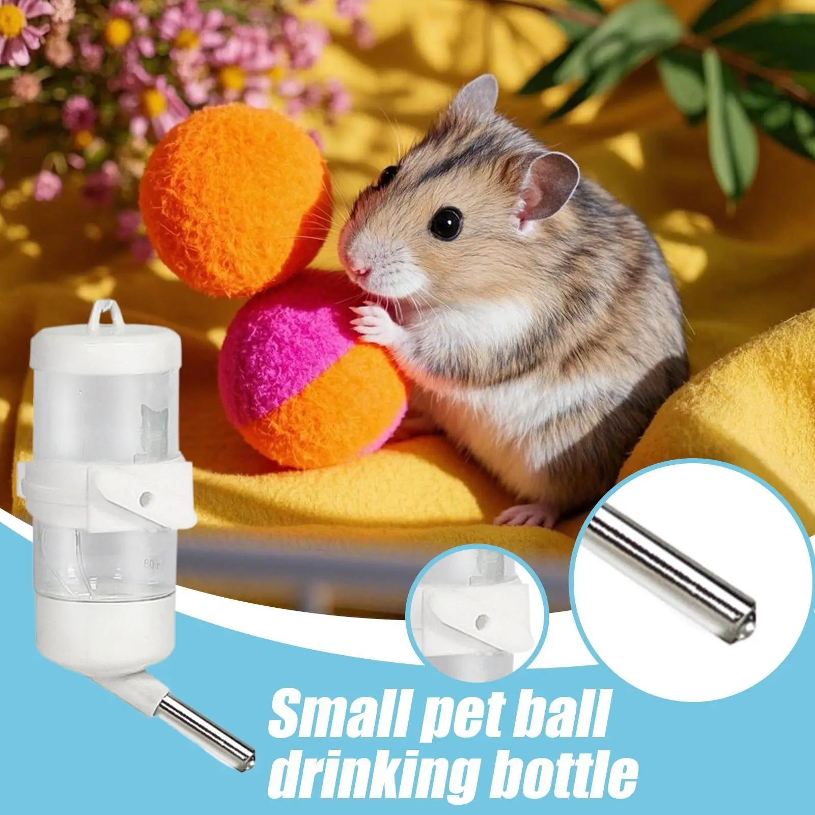 No-Drip Small Pet Water Bottle