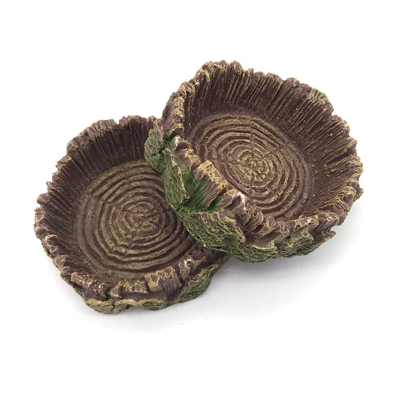 Resin Reptile Feeder Bowl