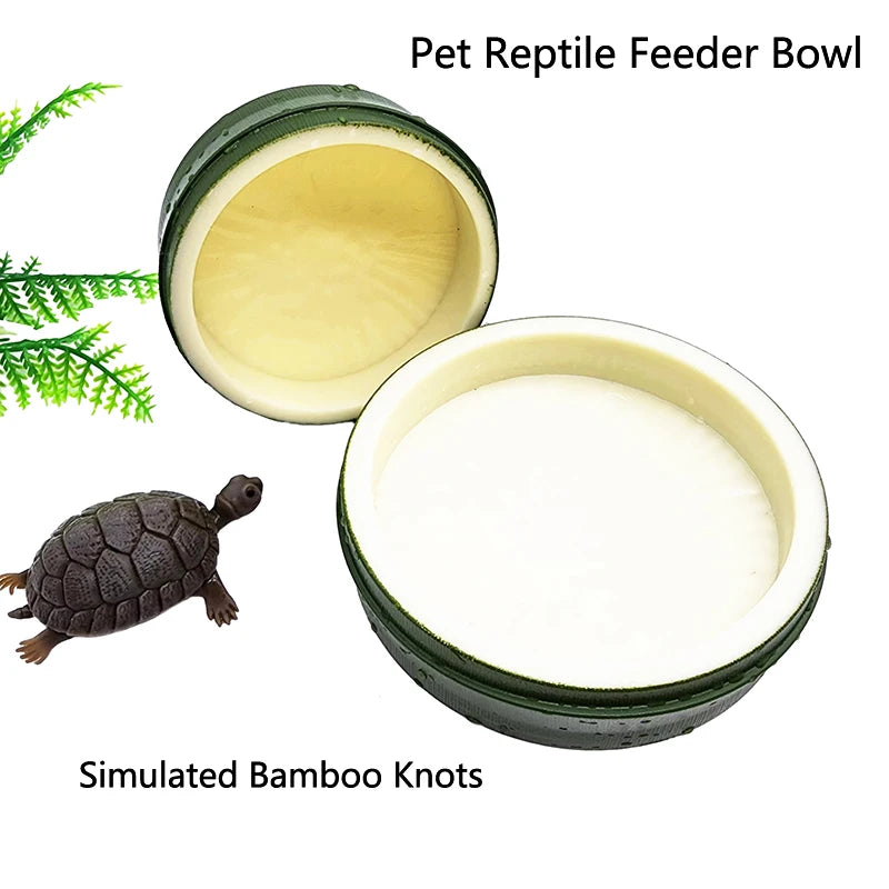 Resin Reptile Feeder Bowl
