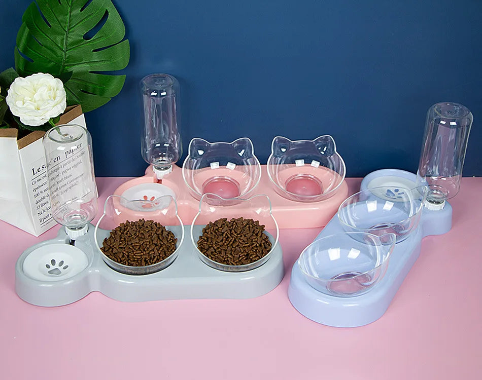Elevated Double Pet Bowl