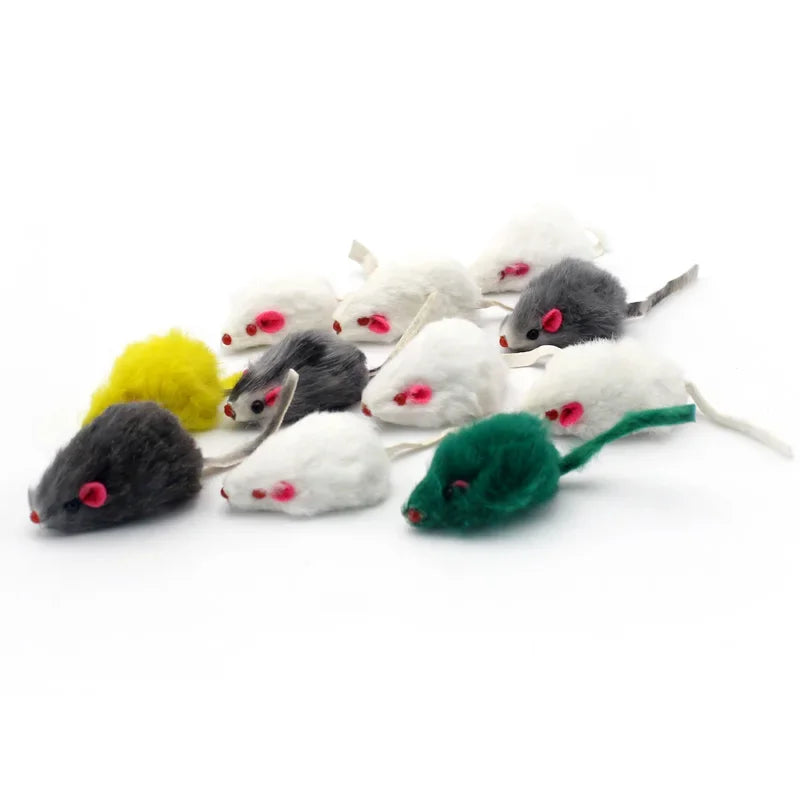 Rabbit Fur Mouse Cat Toy