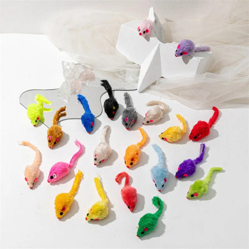 Rabbit Fur Mouse Cat Toy