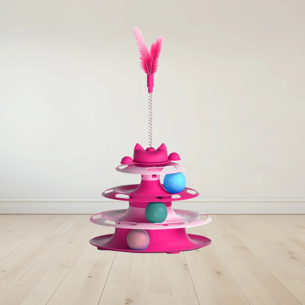 Cat Turntable & Funny Stick Toy
