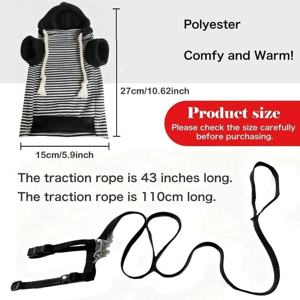 Cosy Fleece Pet Hoodie