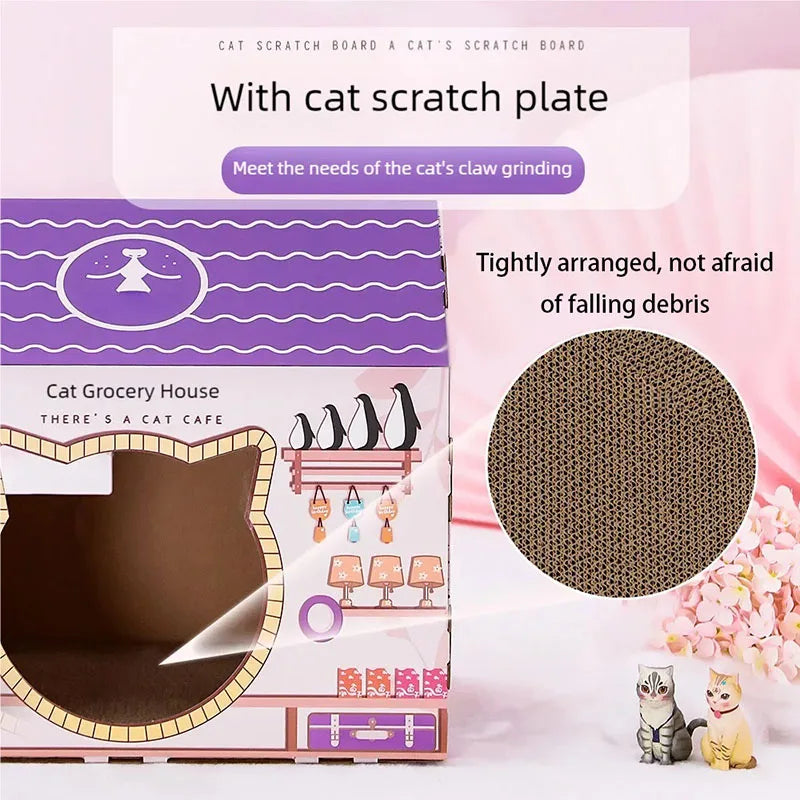 Cat Scratch Sofa & Toy Box