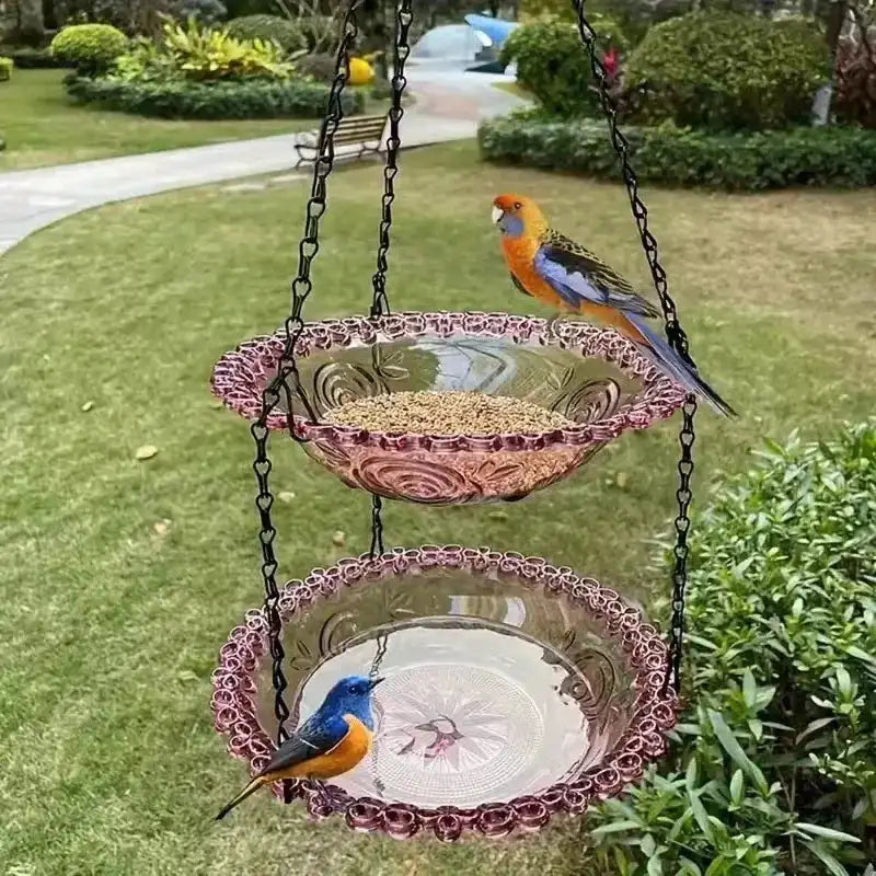 Flower Hanging Bird Feeder