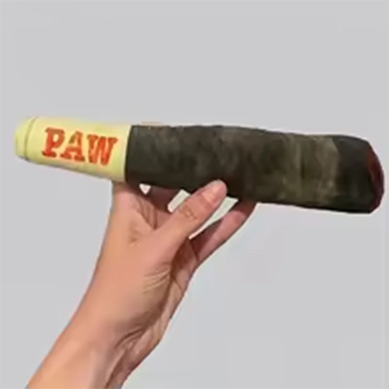 Cigar Squeaky Dog Chew Toy