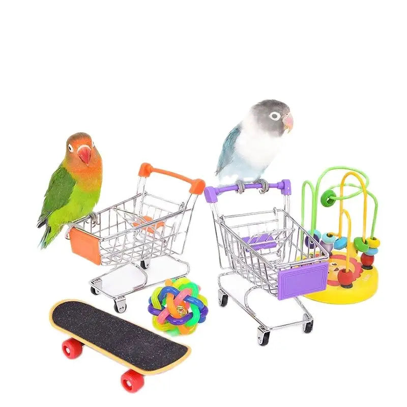 Bird Basketball & Shopping Cart Toy