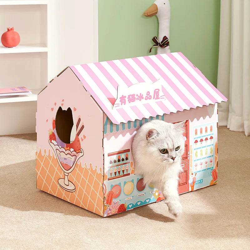 Cat Scratch Sofa & Toy Box