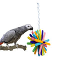 Wooden Flower Bird Swing Toy