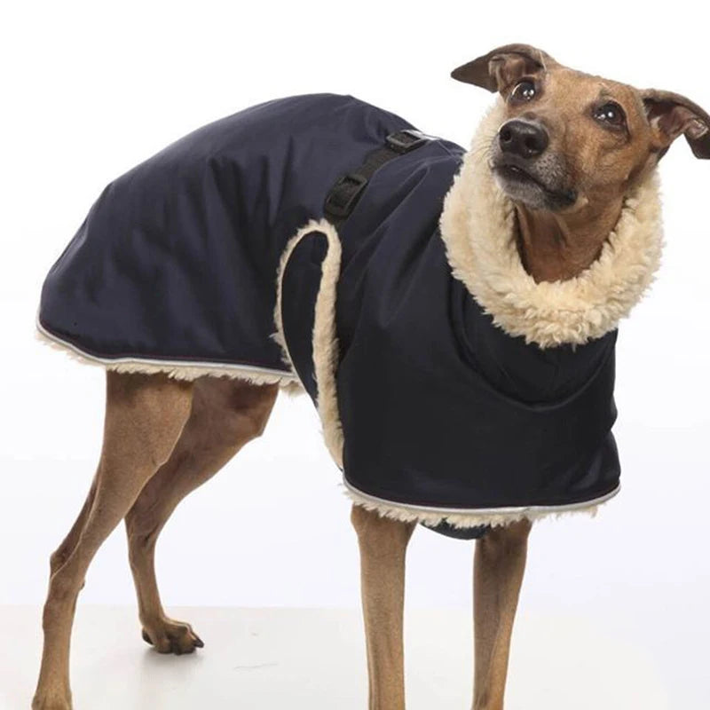 Fleece-Lined Waterproof Dog Jacket