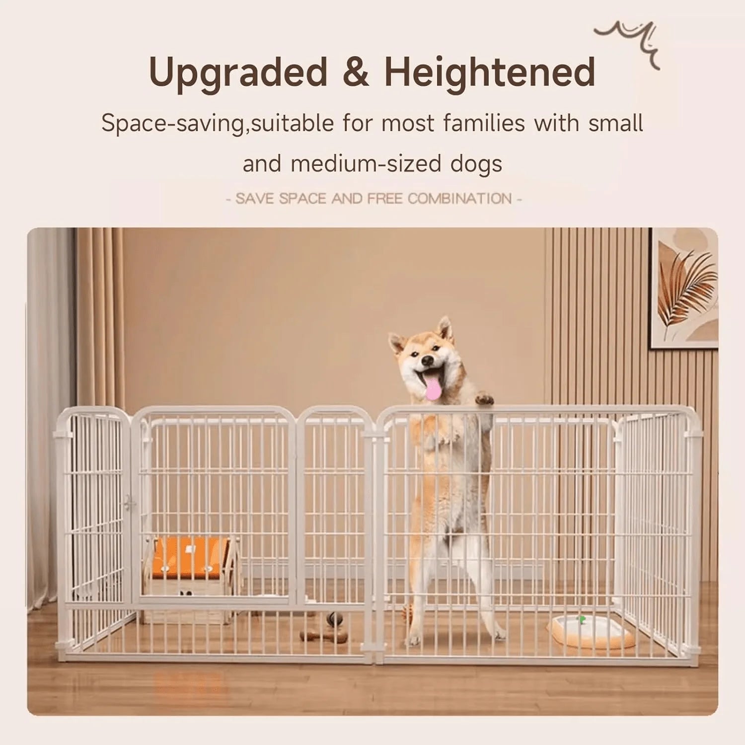 Adjustable Metal Dog Fence