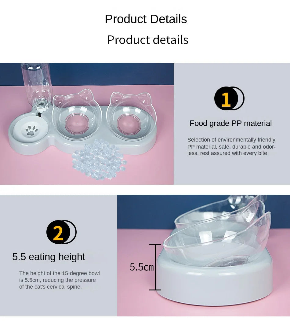 Elevated Double Pet Bowl