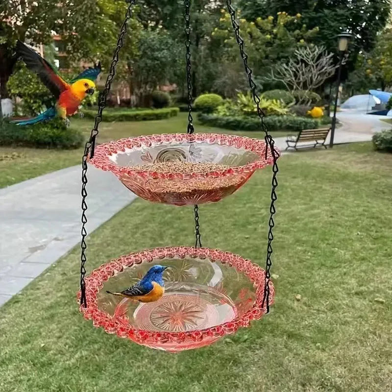 Flower Hanging Bird Feeder