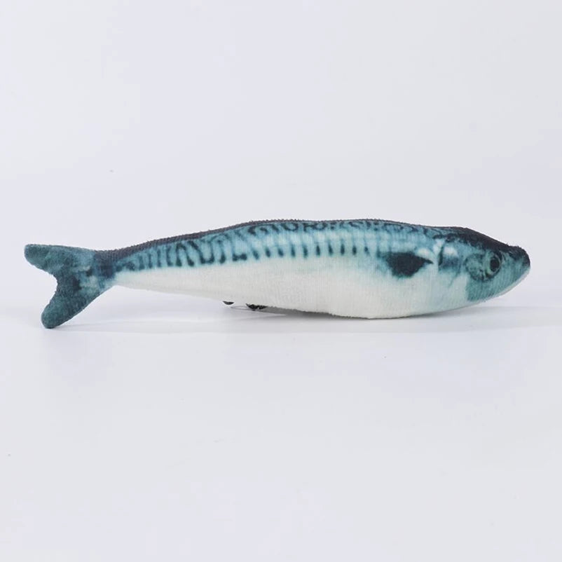 Plush Fish Cat Teaser Toy