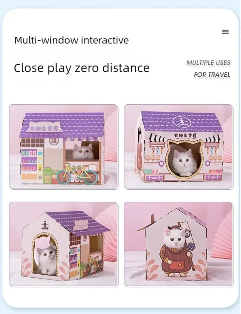 Cat Scratch Sofa & Toy Box