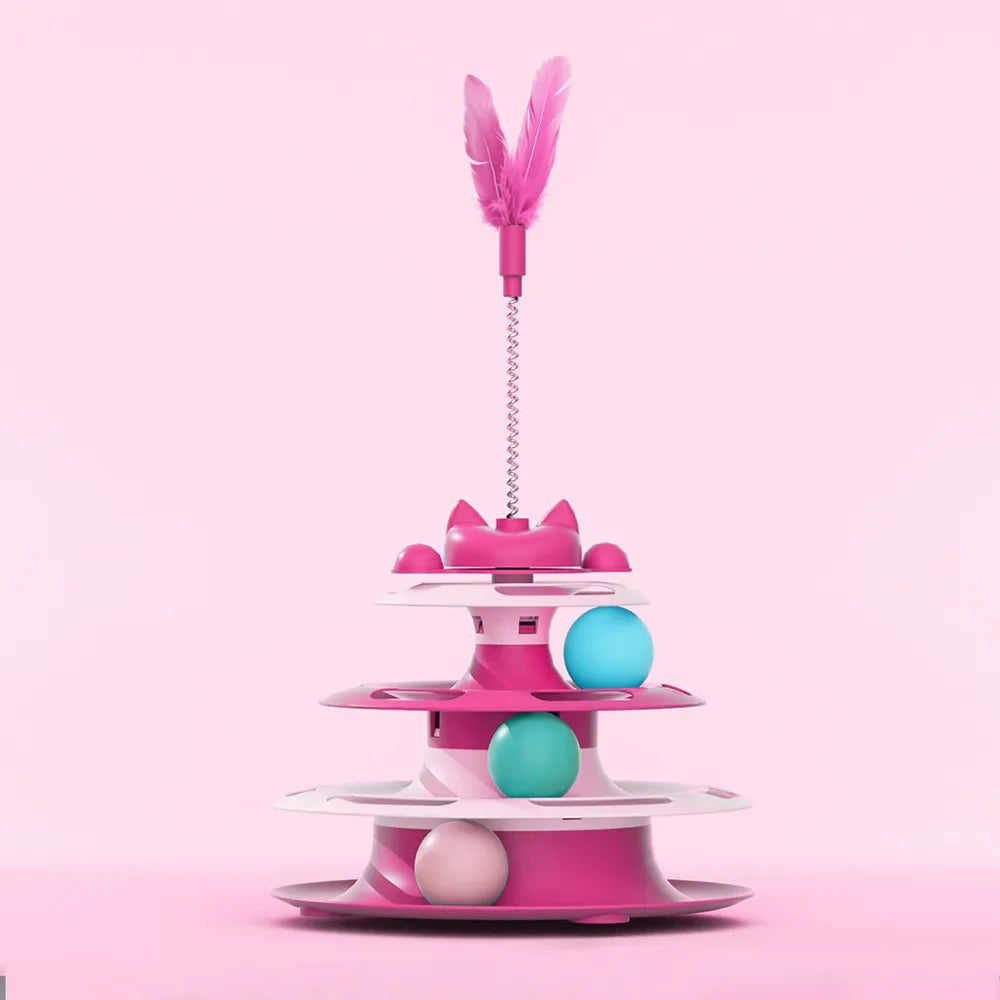 Cat Turntable & Funny Stick Toy