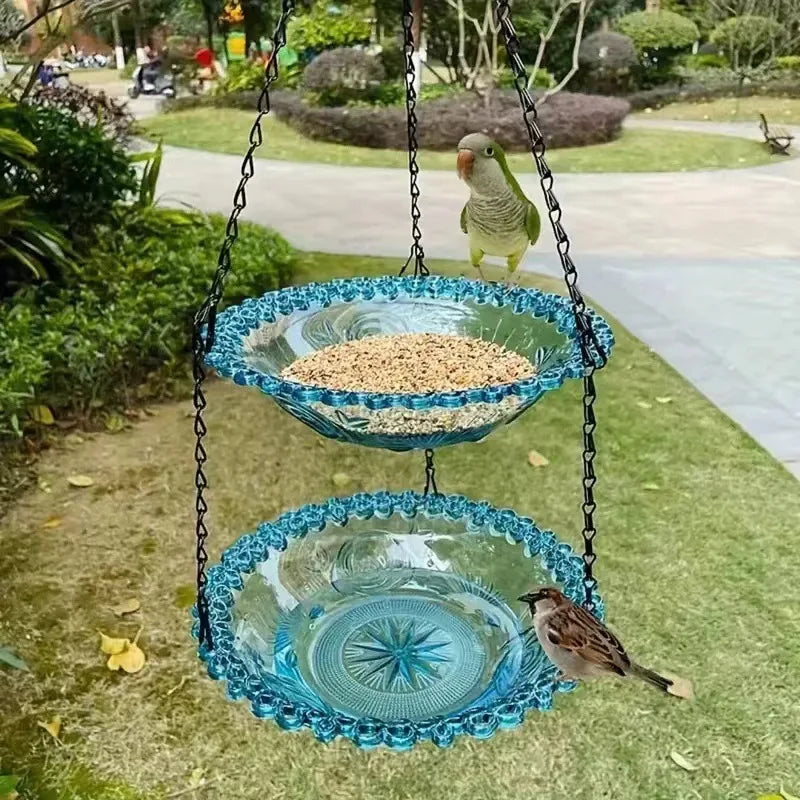 Flower Hanging Bird Feeder