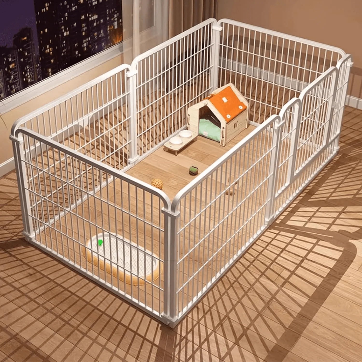 Adjustable Metal Dog Fence