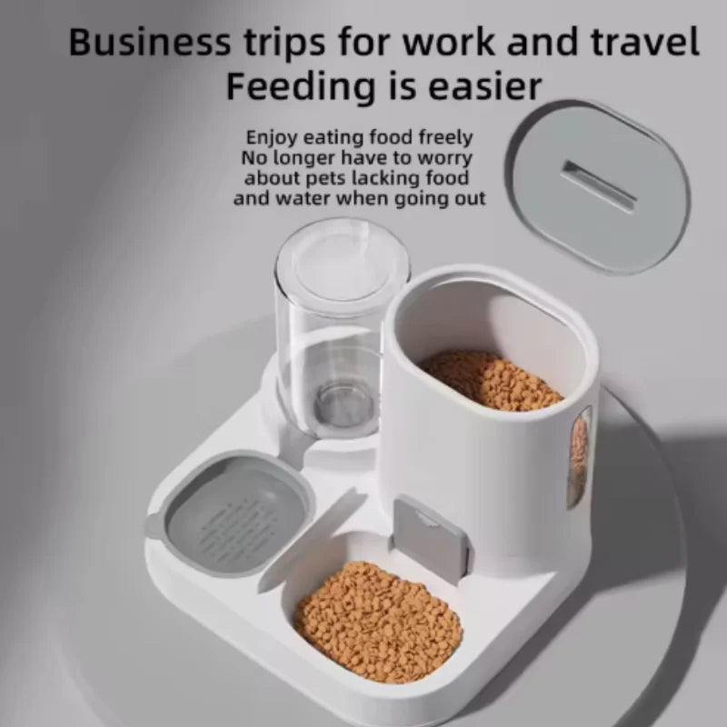 2-in-1 Pet Food & Water Dispenser