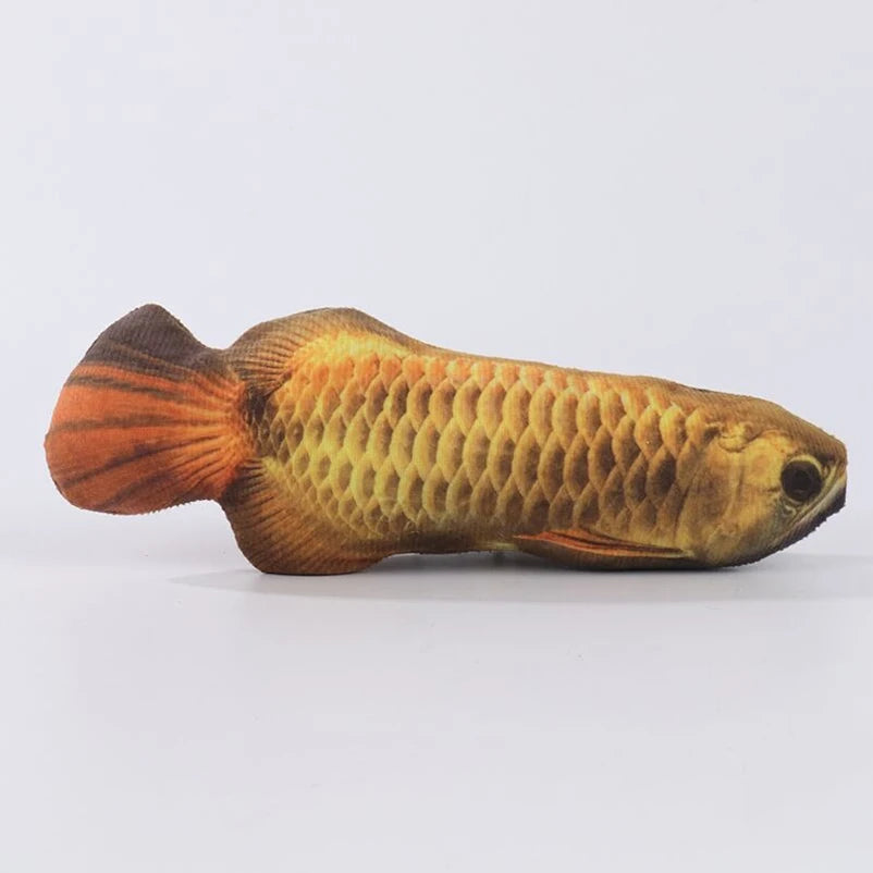 Plush Fish Cat Teaser Toy