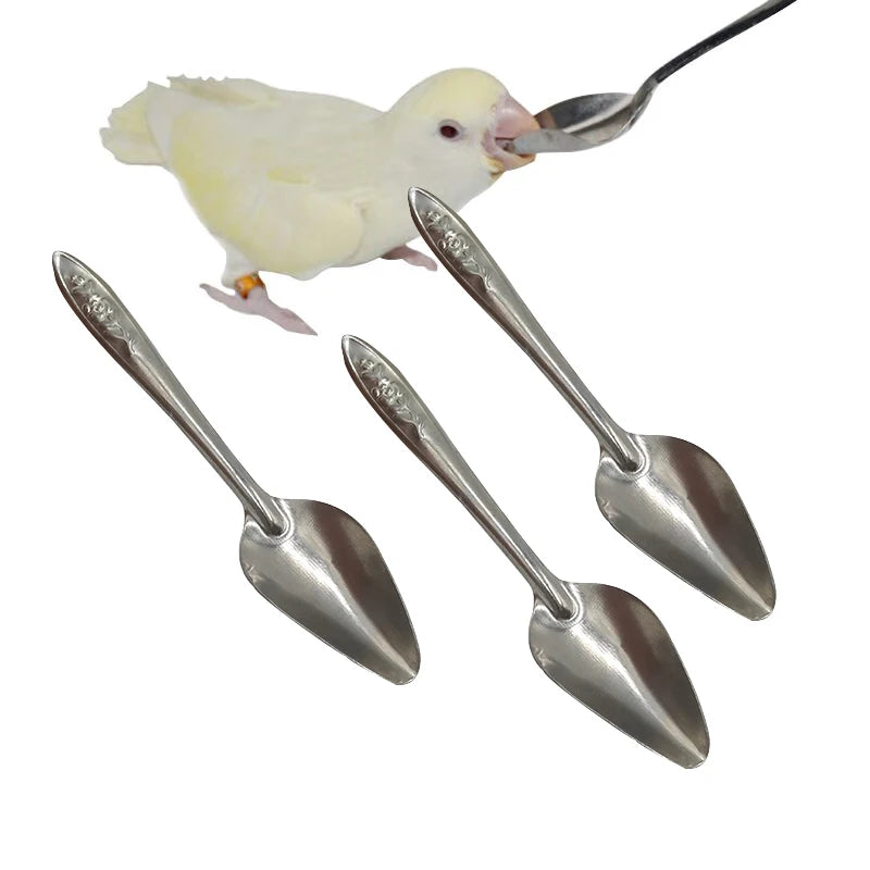 Aluminium Bird Feeding Spoon