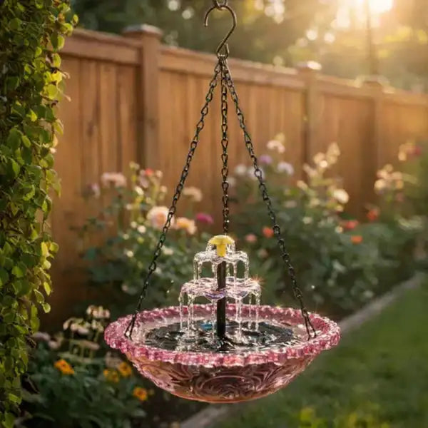 Flower Hanging Bird Feeder