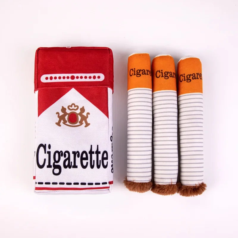 Giggling Cigarette Dog Plush Toy