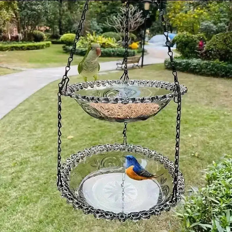 Flower Hanging Bird Feeder