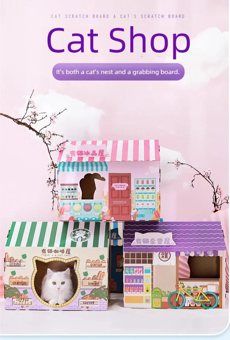 Cat Scratch Sofa & Toy Box