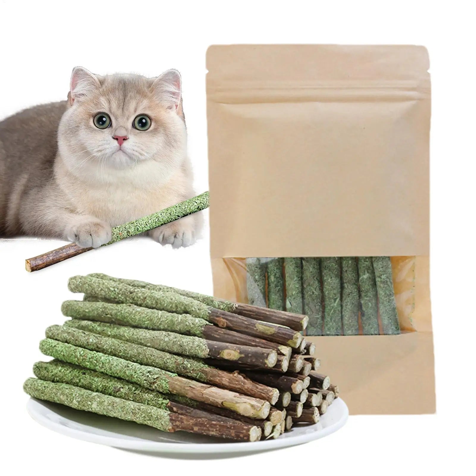 Cat Grass Teeth Cleaning Sticks