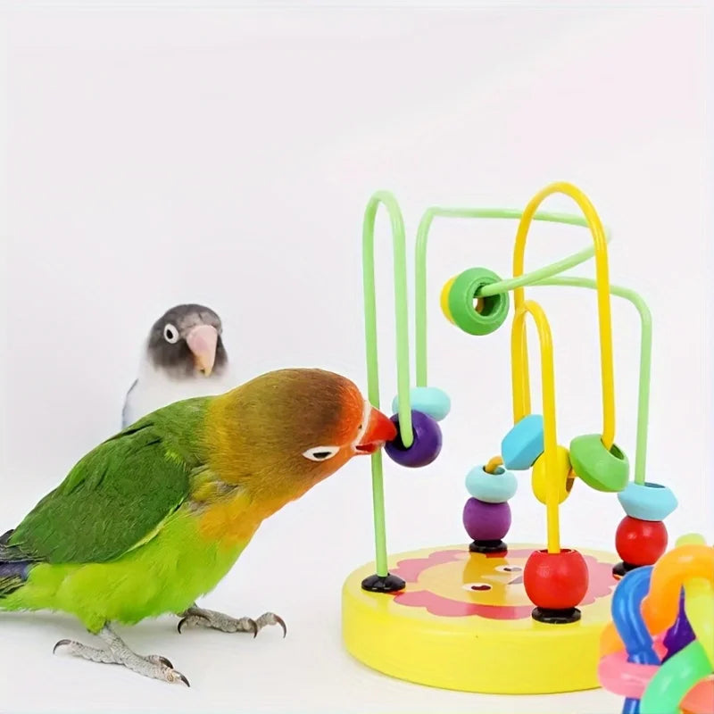 Bird Foraging Puzzle Ring Toy