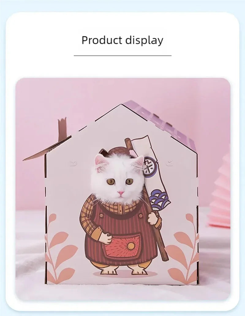 Cat Scratch Sofa & Toy Box