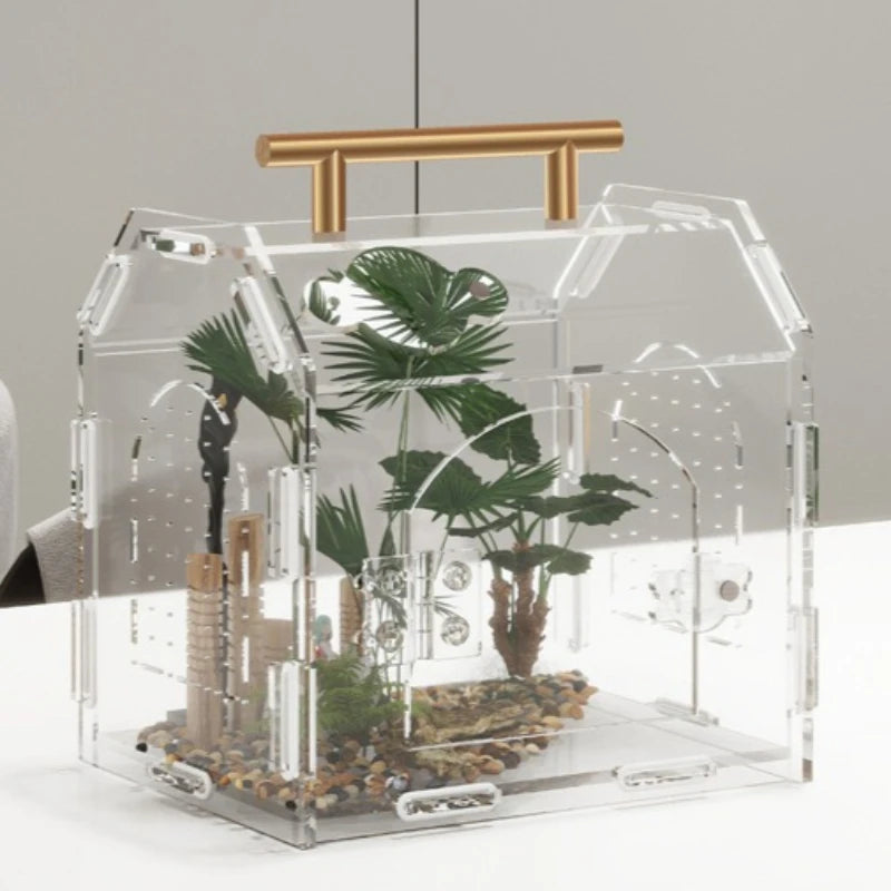 Acrylic Portable Reptile Cage