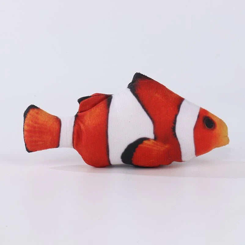 Plush Fish Cat Teaser Toy