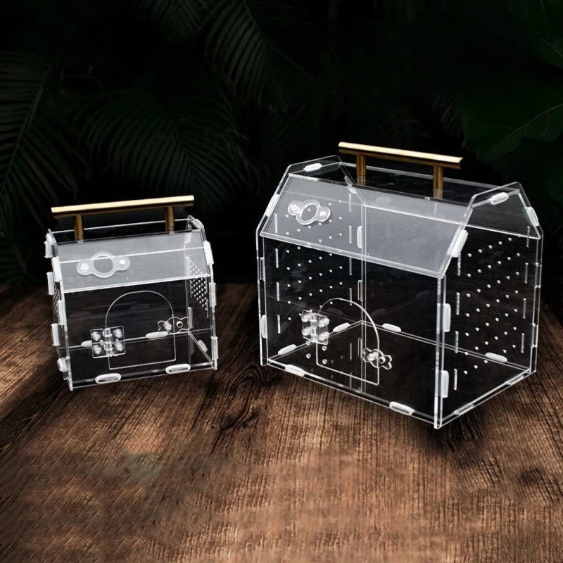 Acrylic Portable Reptile Cage