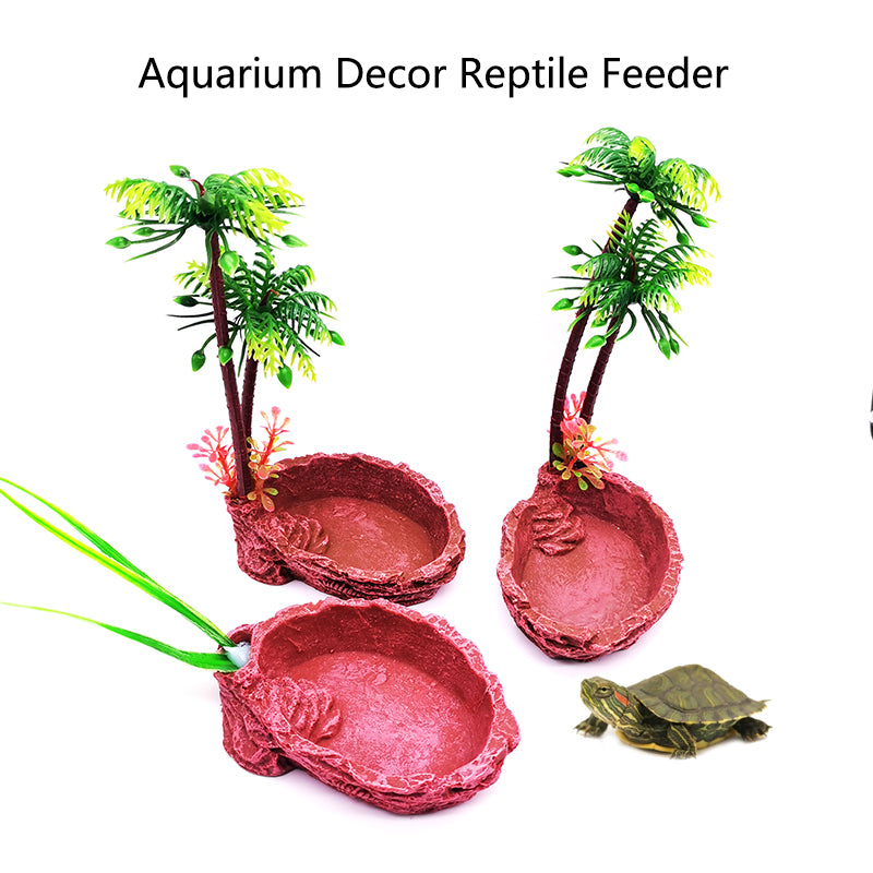 Resin Reptile Feeder Bowl