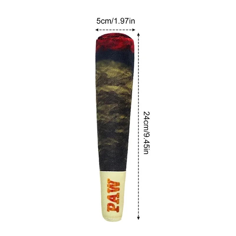 Cigar Squeaky Dog Chew Toy