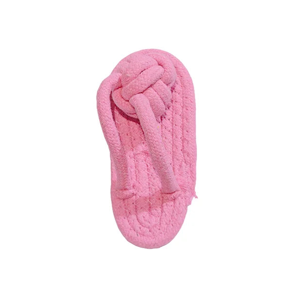 Slipper Cotton Rope Dog Chew Toy