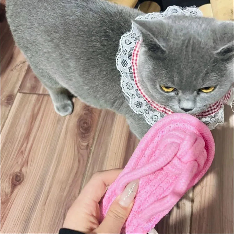 Slipper Cotton Rope Dog Chew Toy