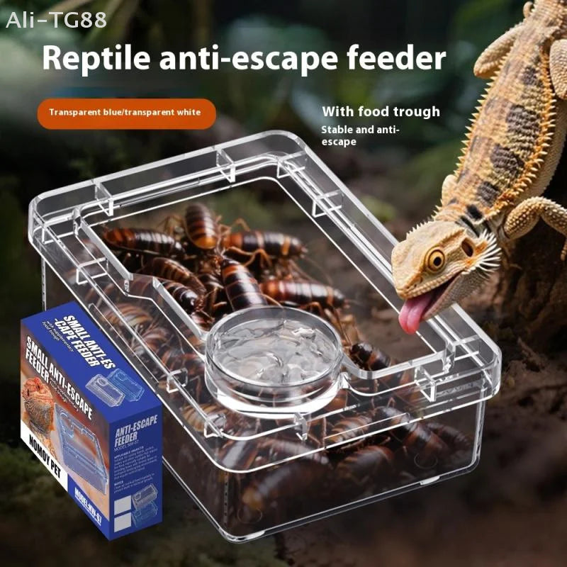 Anti-Escape Reptile Feeder Bowl